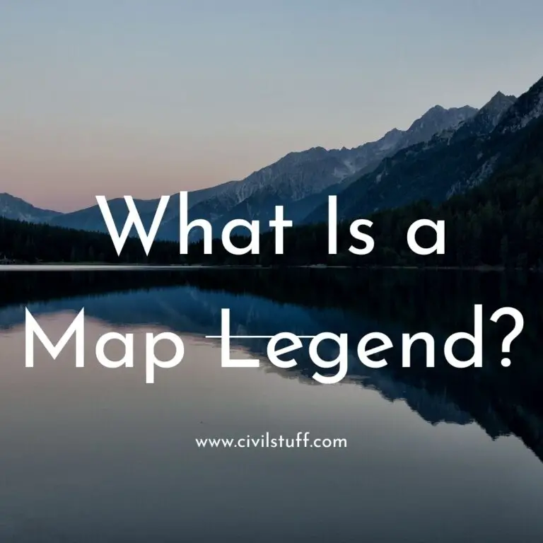 What Is a Map Legend? Design Considerations for Legends