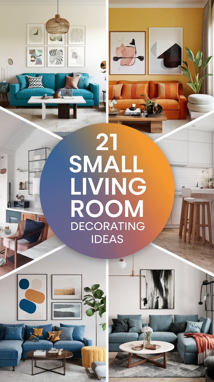 21 Small Living Room Decorating Ideas for Rental Apartment - Civil Stuff