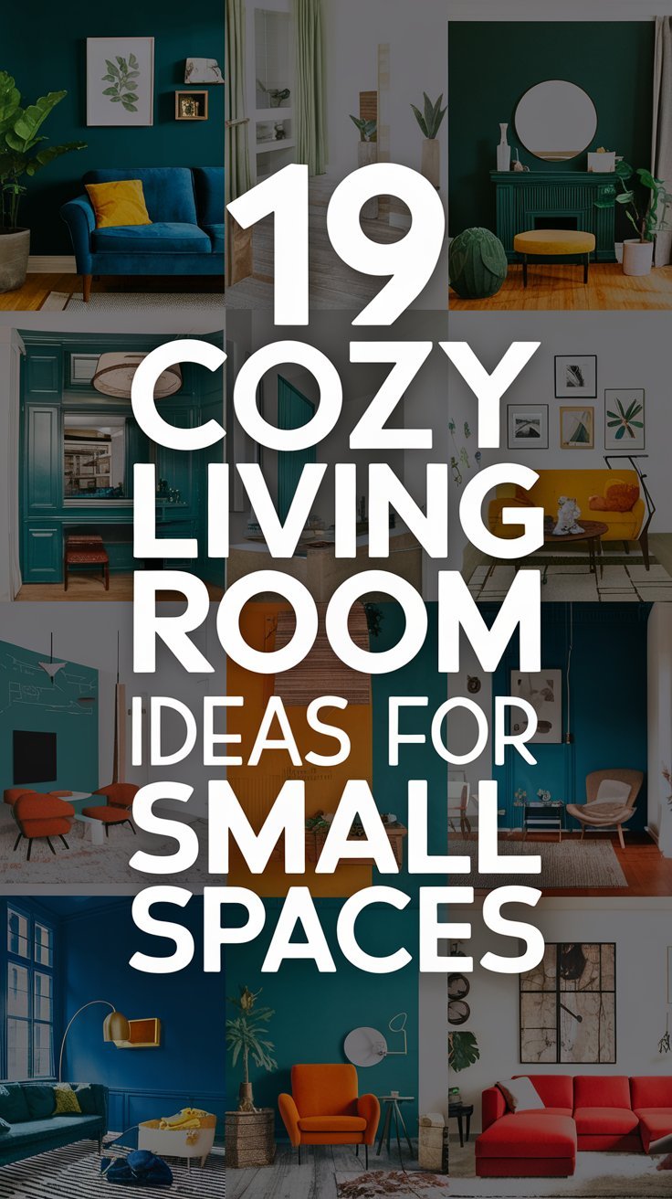 19 Cozy Living Room Ideas for Small Spaces - Civil Stuff
