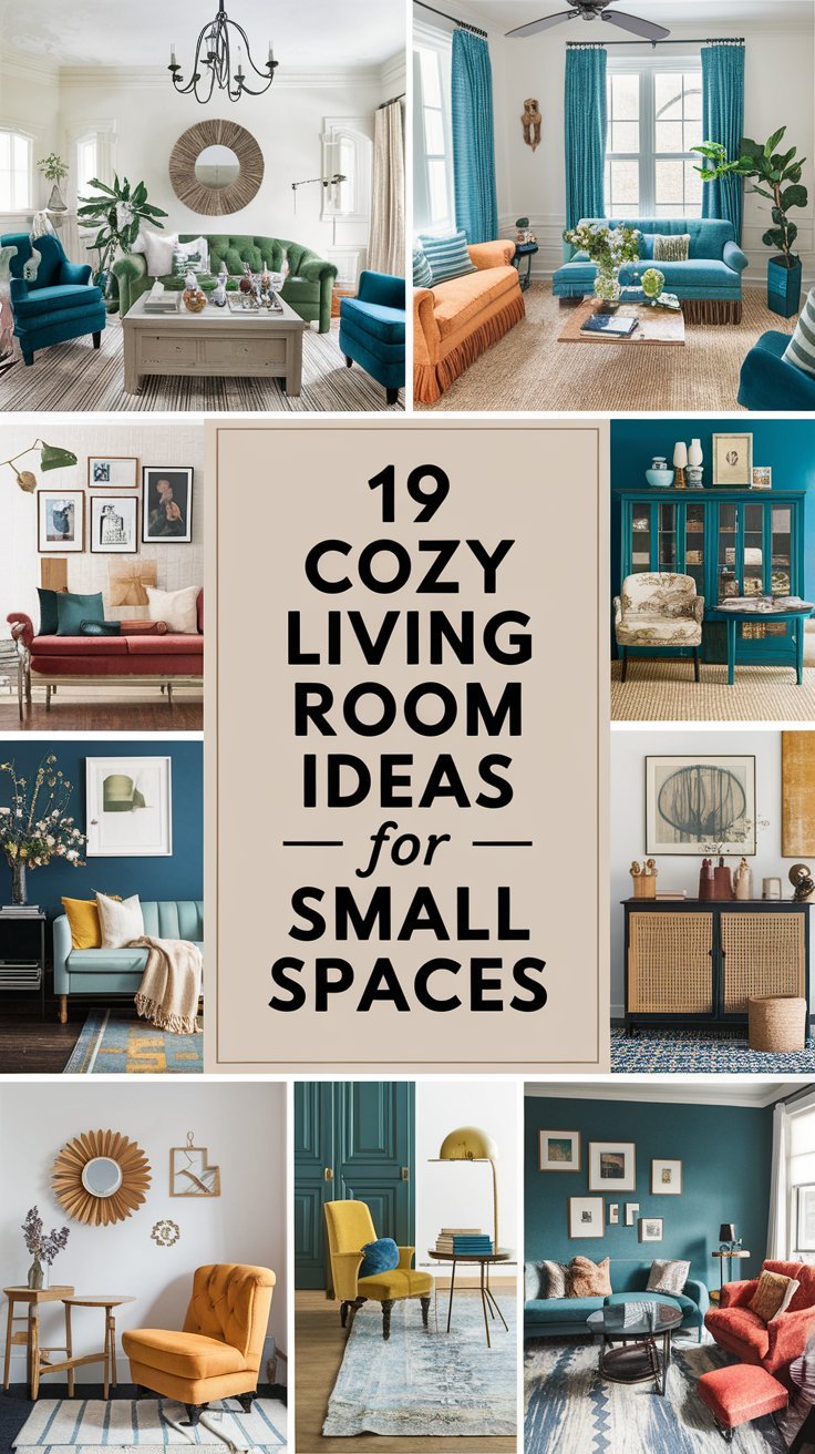 19 Cozy Living Room Ideas for Small Spaces - Civil Stuff