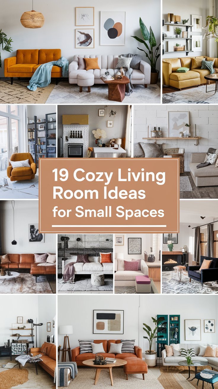 19 Cozy Living Room Ideas for Small Spaces - Civil Stuff