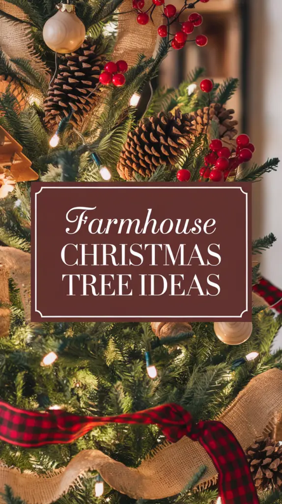 Farmhouse Christmas Tree Ideas