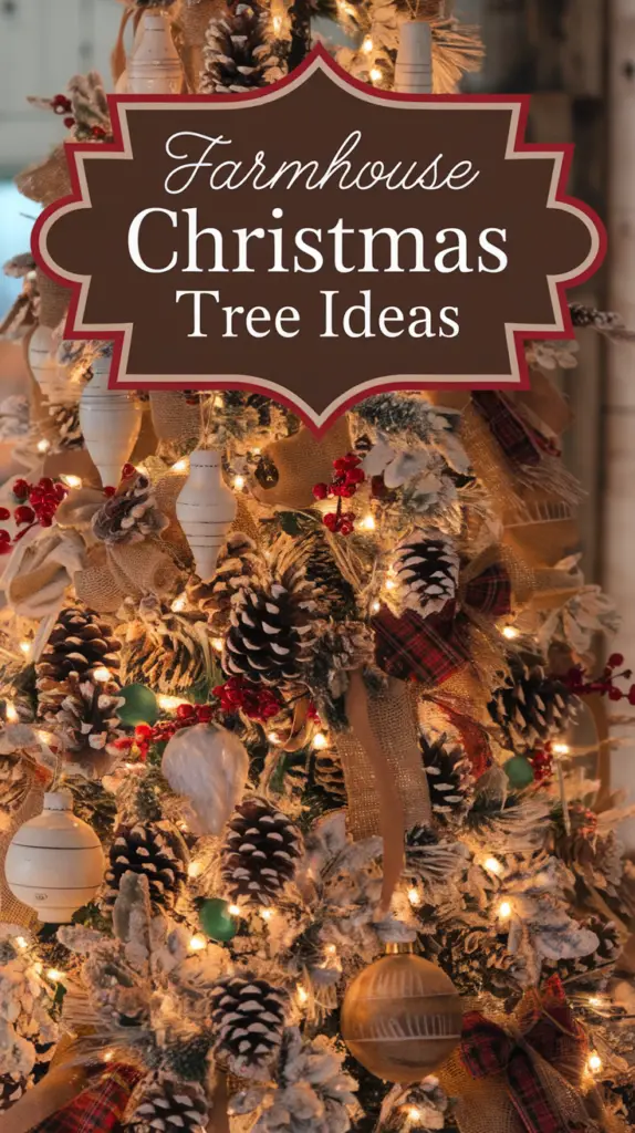 Farmhouse Christmas Tree Ideas