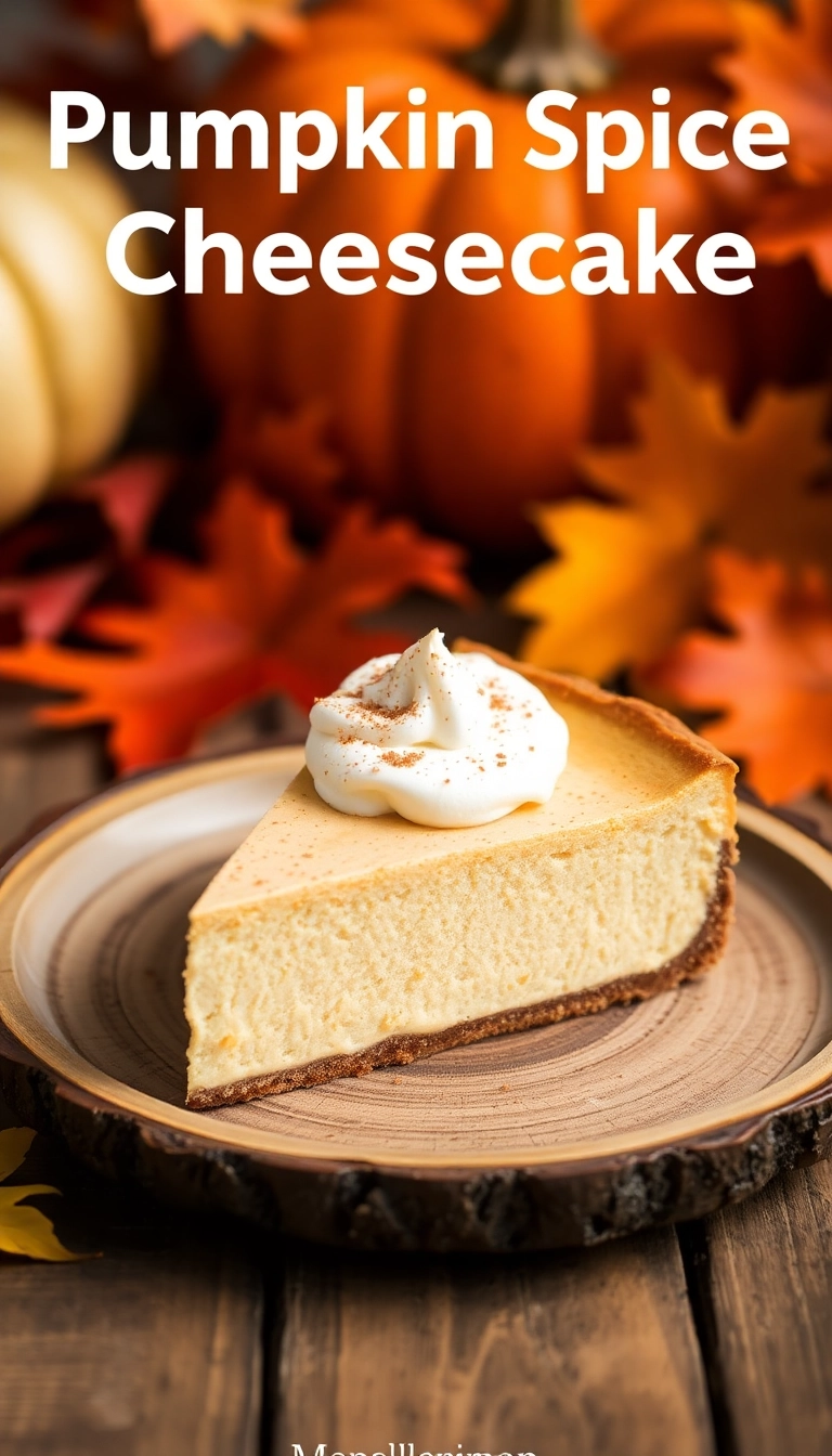 21 Fun Thanksgiving Dessert Ideas That'll Impress Your Guests (You Won't Believe #7!) - 1. Pumpkin Spice Cheesecake