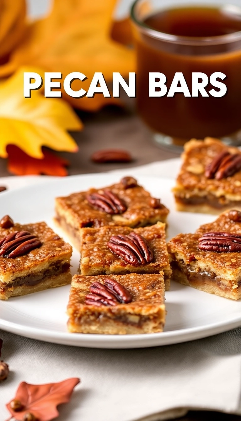 21 Fun Thanksgiving Dessert Ideas That'll Impress Your Guests (You Won't Believe #7!) - 5. Maple Pecan Pie Bars