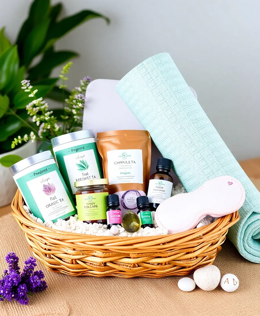 21 Creative Burr Basket Ideas That'll Make Your Best Friend Swoon! - 8. Wellness & Self-Care