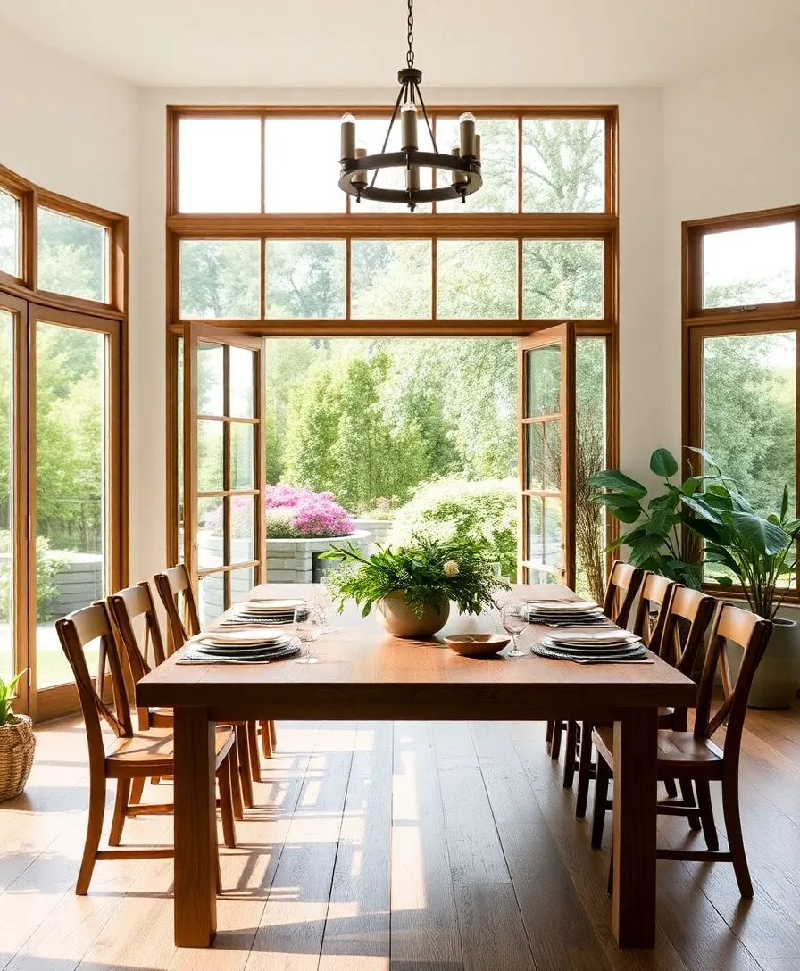 21 Whimsical Cottagecore Dining Rooms That'll Transport You to a Cozy Countryside! - 6. Nature-Inspired Retreat