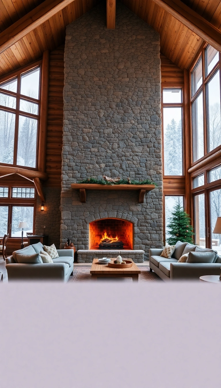 19 Cute Winter Bloxburg Houses That Will Melt Your Heart (Check Out #5!) - 6. Cozy Family Winter Lodge