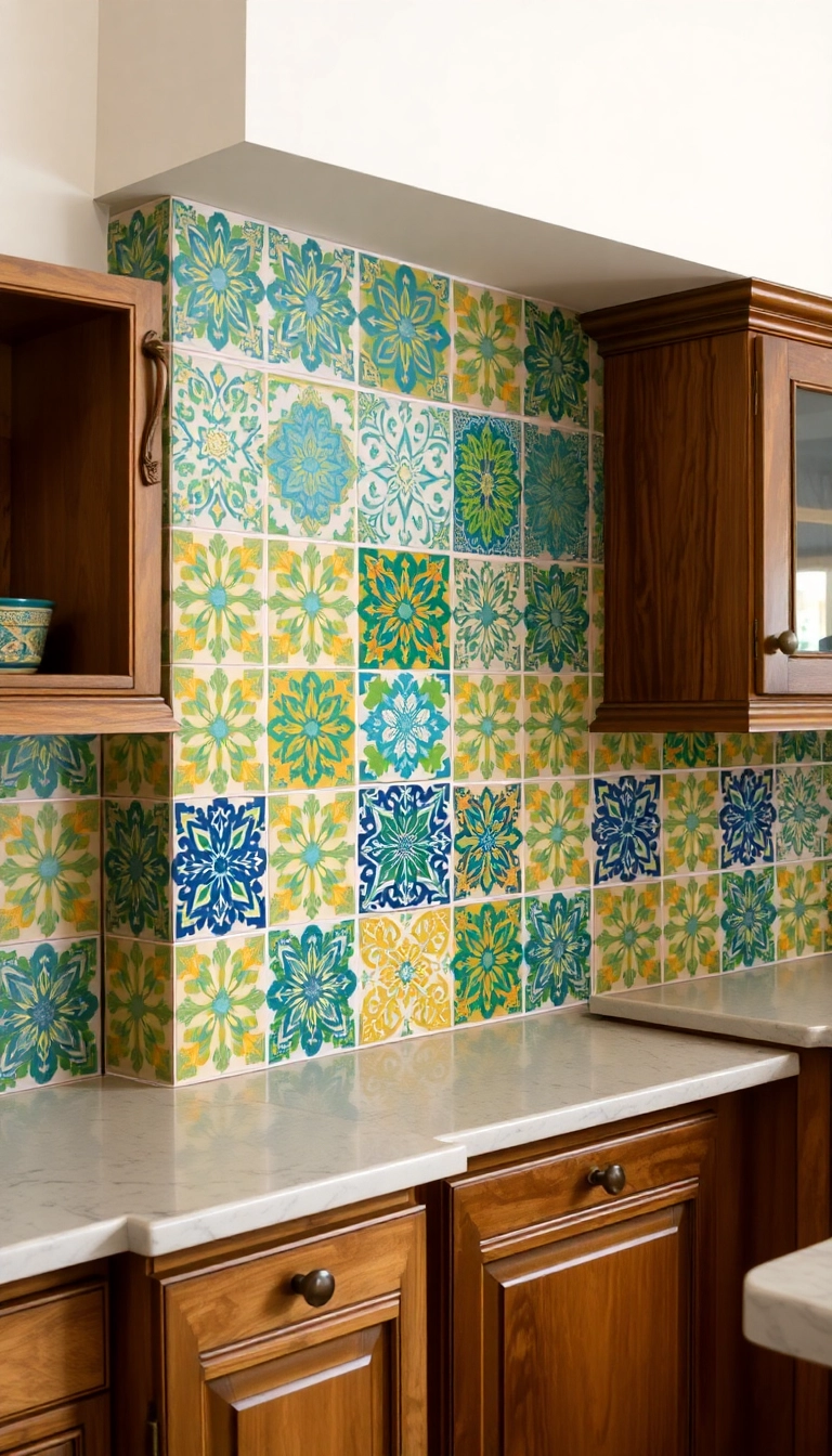 21 Stunning Spanish Mediterranean Homes That Will Make You Want to Move to the Coast! - 2. Vibrant Tile Patterns