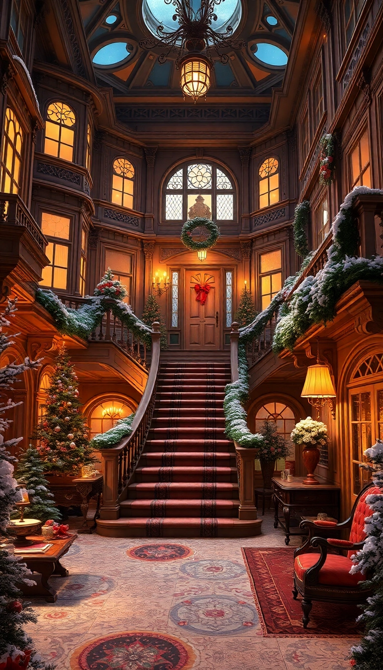 19 Cute Winter Bloxburg Houses That Will Melt Your Heart (Check Out #5!) - 12. Elegant Victorian Winter Home