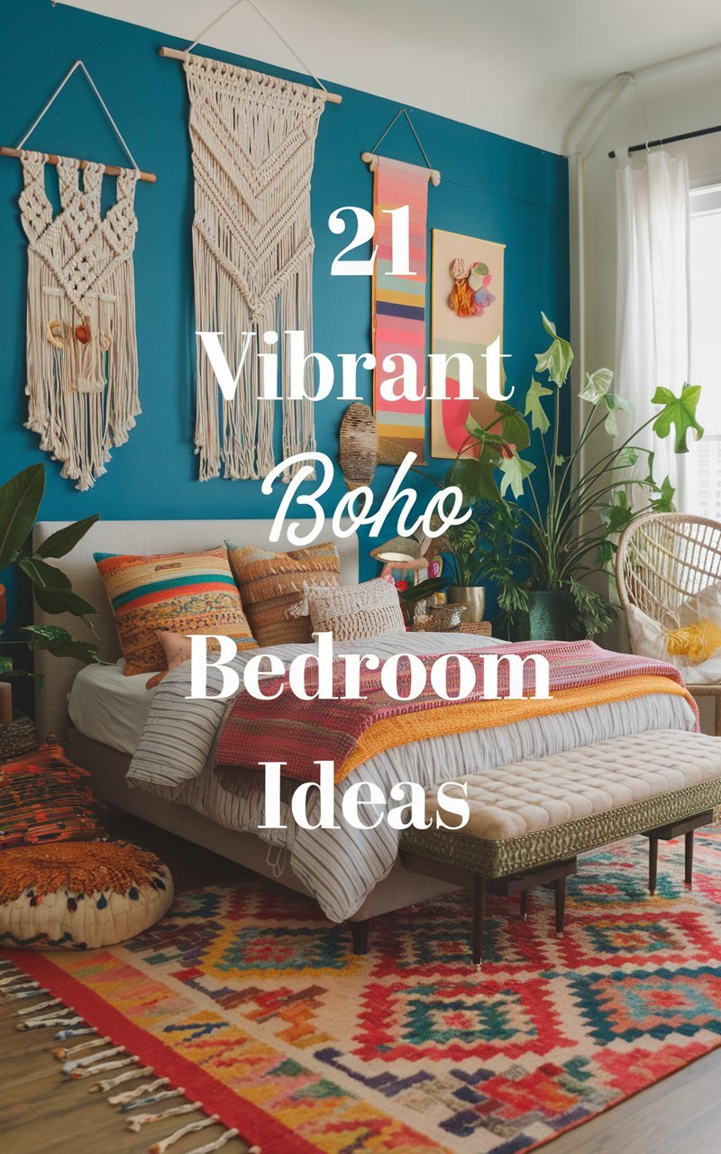 21 Vibrant Boho Bedroom Ideas That'll Infuse Your Space with ...