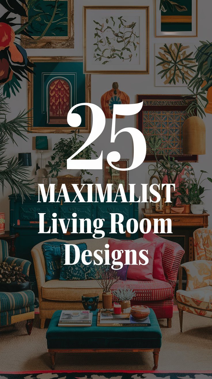 25 Maximalist Living Room Designs That Are Pure Vintage Magic - Civil Stuff