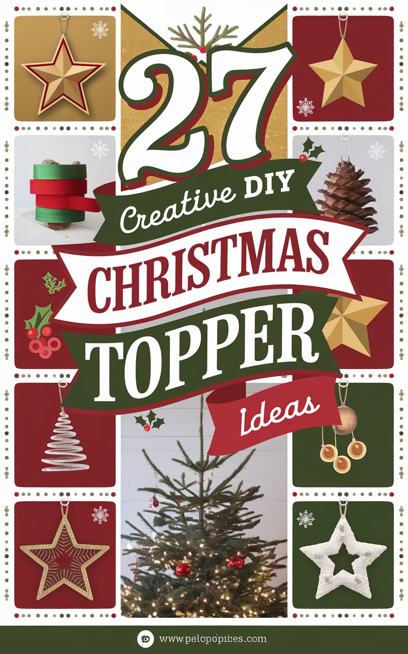 27 Creative DIY Christmas Tree Topper Ideas