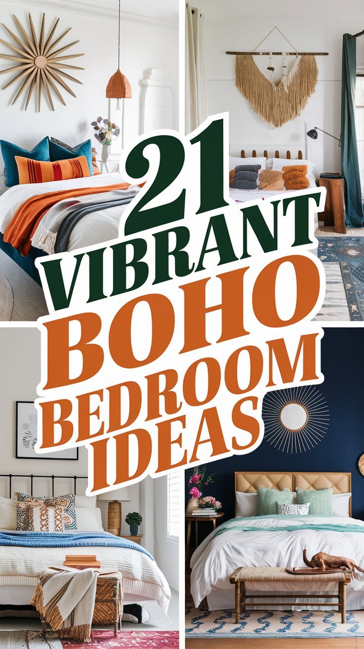 21 Vibrant Boho Bedroom Ideas That'll Infuse Your Space with ...