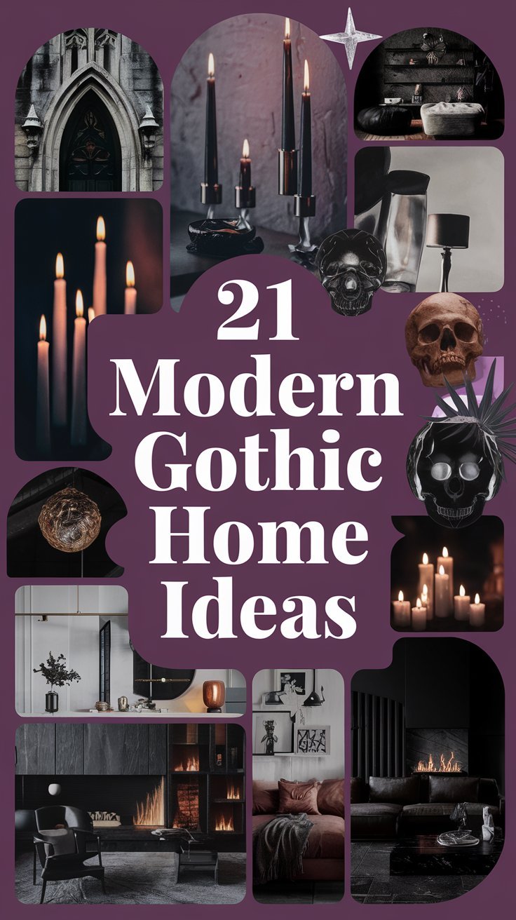 21 Modern Gothic Home Ideas That Will Transform Your Space into a ...
