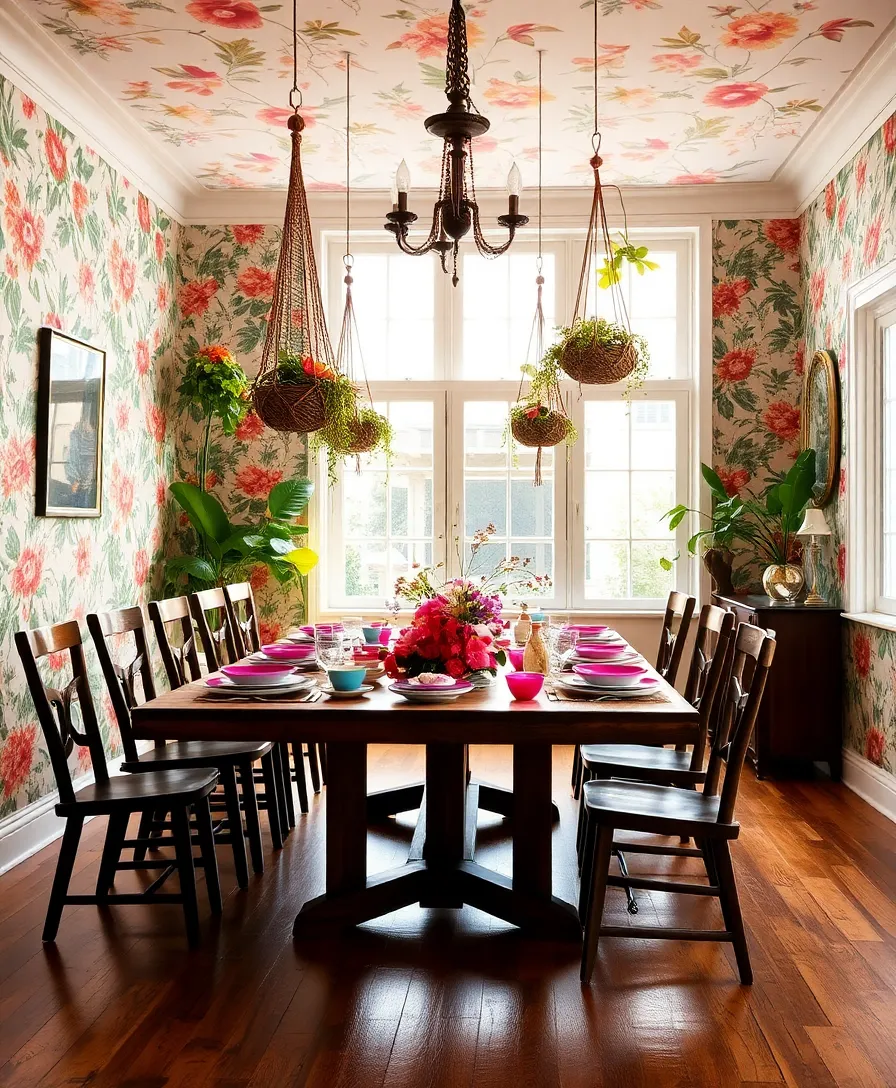 21 Whimsical Cottagecore Dining Rooms That'll Transport You to a Cozy Countryside! - 1. Enchanted Garden Escape