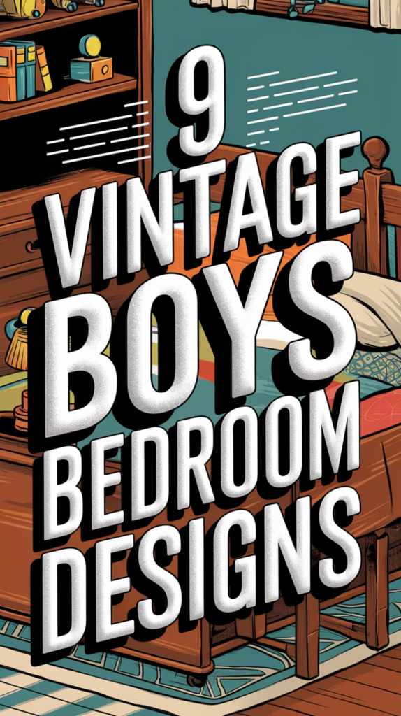 Vintage Boys Bedroom Designs