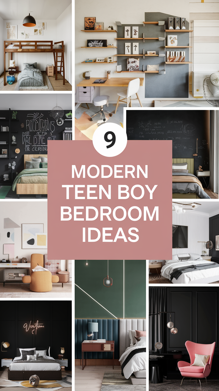 9 Stylish Teen Boy Bedroom Ideas for a Modern Retreat - Civil Stuff