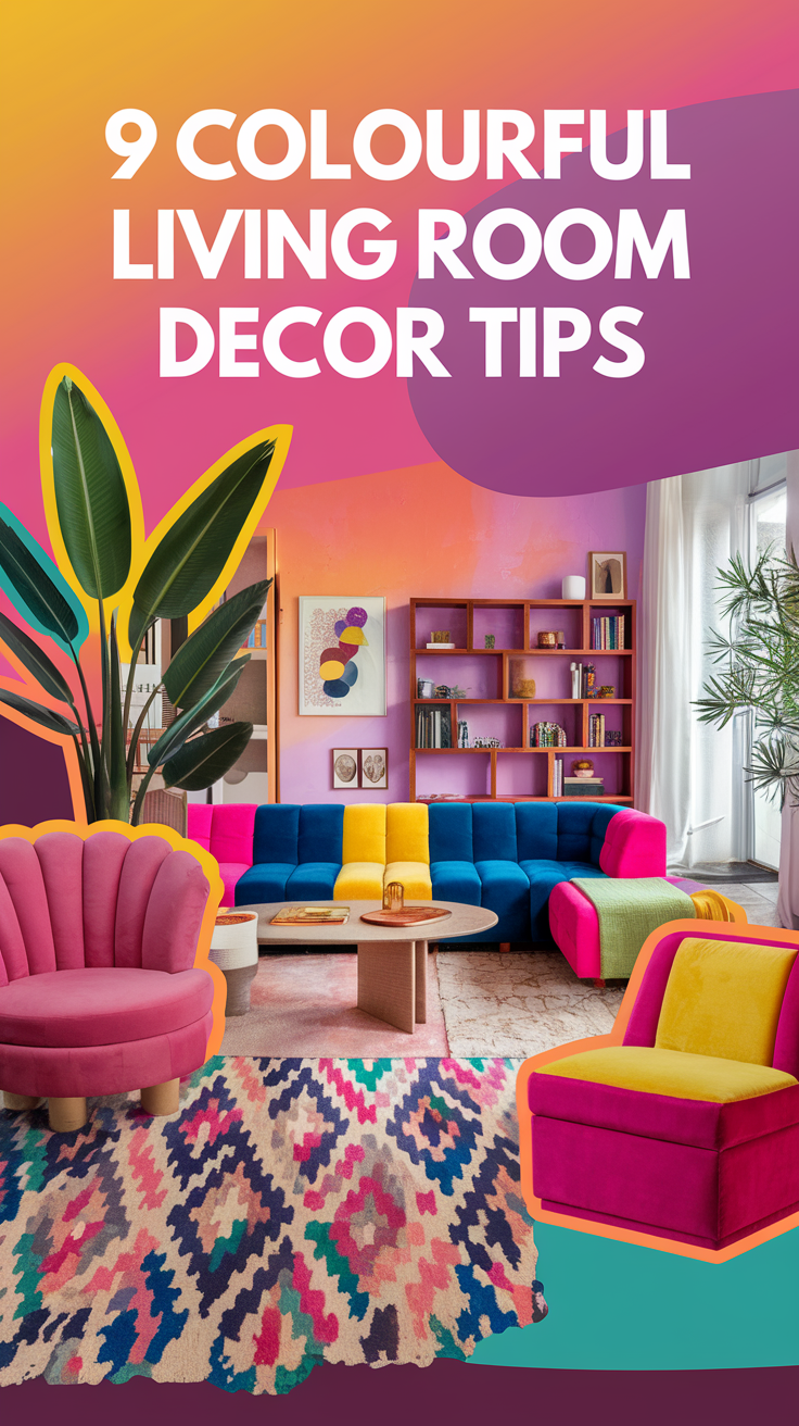 9 Colourful Living Room Decor Ideas - Civil Stuff