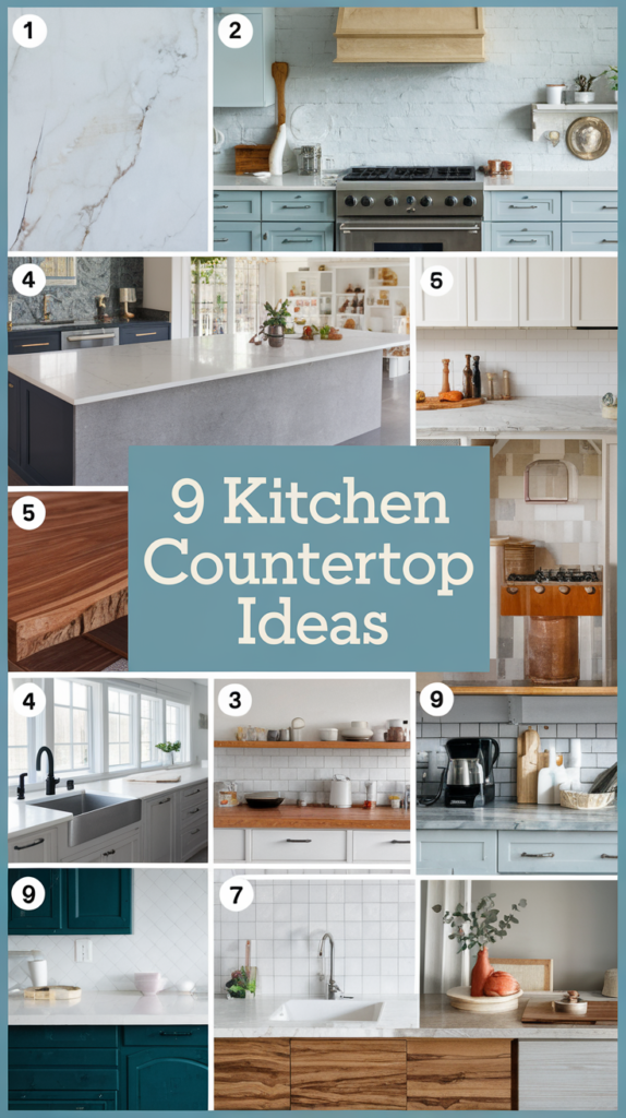 Kitchen Countertop Ideas To Elevate Your Cooking Space