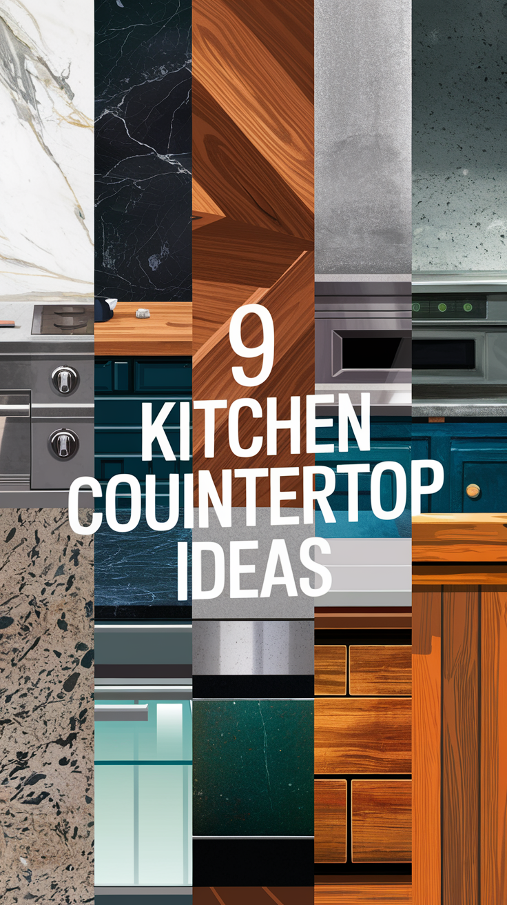 9 Kitchen Countertop Ideas To Elevate Your Cooking Space - Civil Stuff