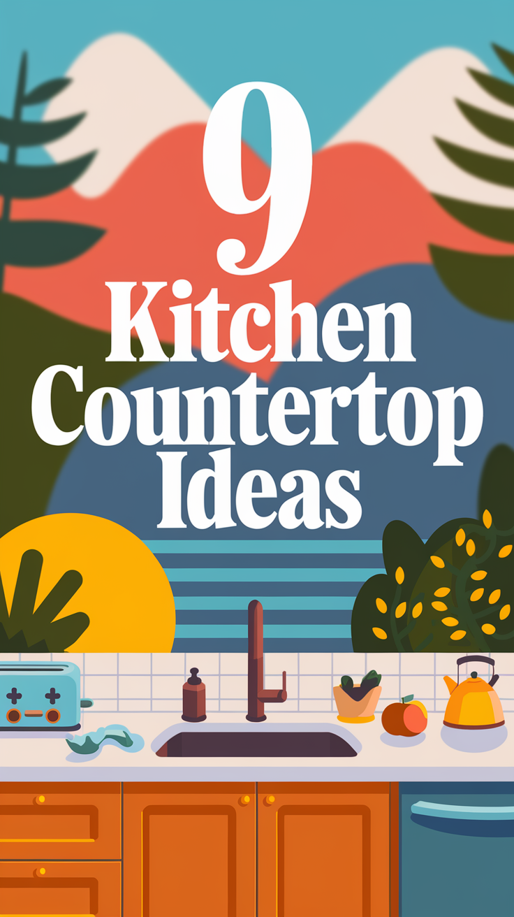 9 Kitchen Countertop Ideas To Elevate Your Cooking Space - Civil Stuff