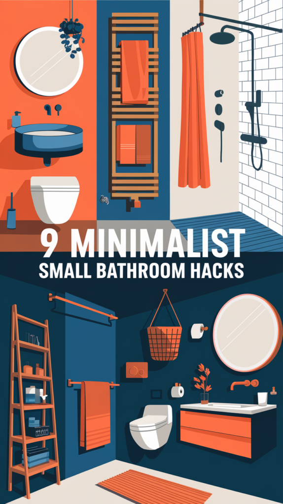 9 Minimalist Small Bathroom Hacks