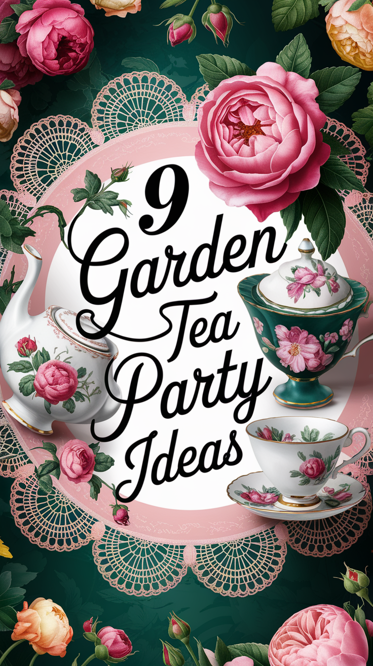 9 Garden Tea Party Ideas For A Delightful And Elegant Event - Civil Stuff