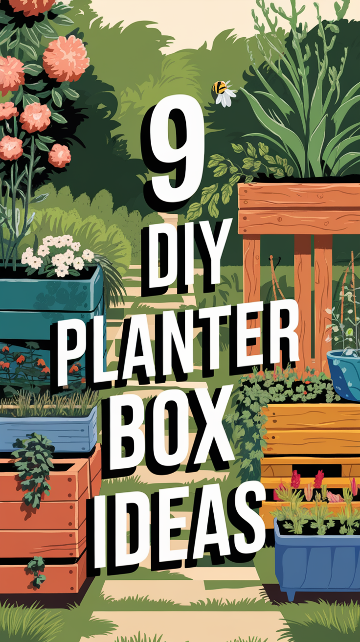 9 DIY Planter Box Ideas To Add Charm To Your Garden - Civil Stuff