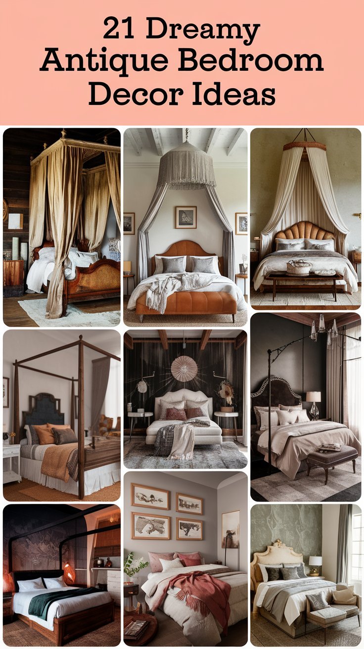21 Dreamy Antique Bedroom Decor Ideas That Make You Feel Like You’ve ...