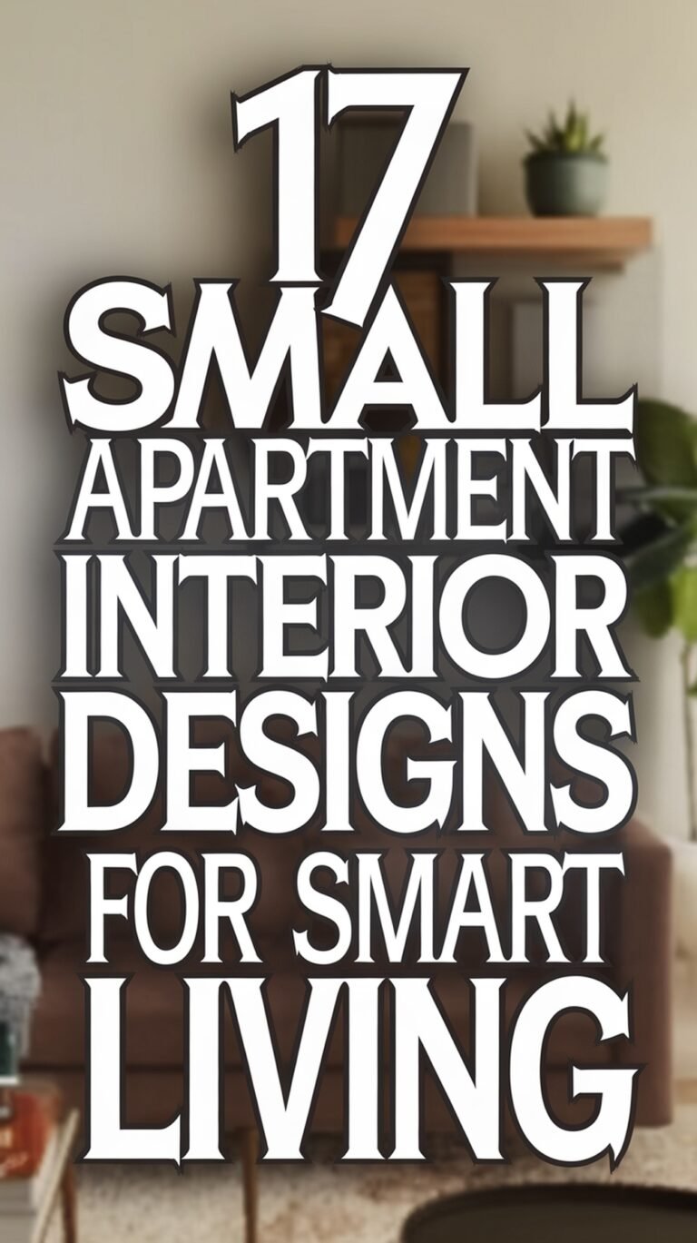 Curated visual reference: Picture Idea: 17 Small Apartment Interior Designs For Smart Living
