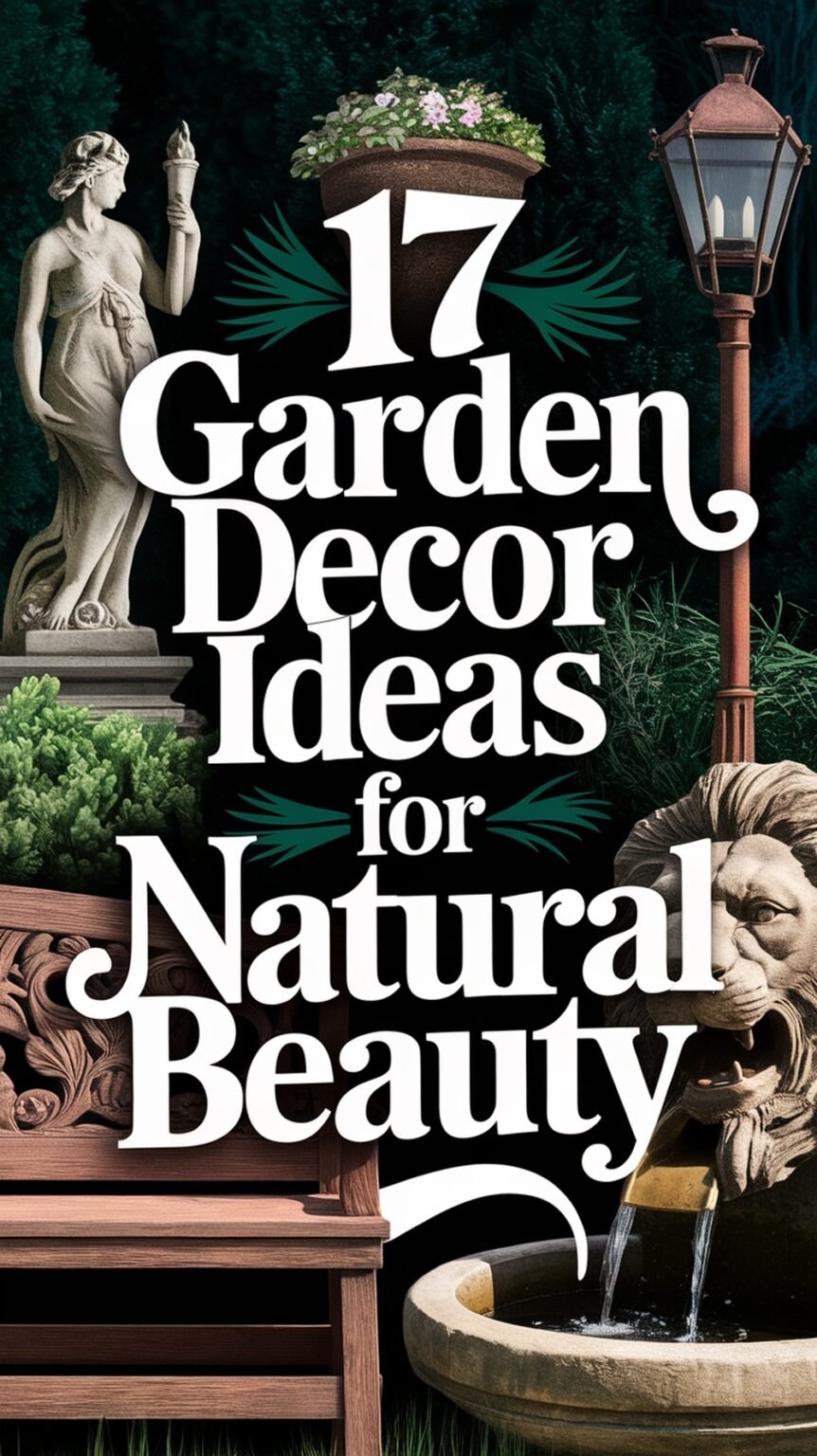 Image showcasing 17 Garden Decor Ideas For Natural Beauty - Civil Stuff
