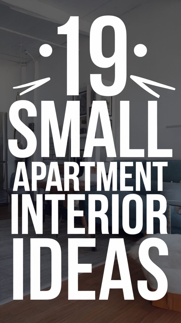 Fresh Look at 19 Small Apartment Interior Ideas To Maximize Space